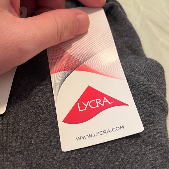 NWT Athleta Women Sierra Wide Leg Center Seam Mid Rise Pants Heather Gray Size S - Picture 8 of 9